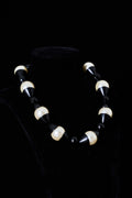 Pearl & Onyx Large Bead Necklace