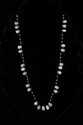 Labradorite Teardrop Knot Necklace
