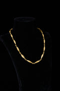 Geometric Barley Chain Necklace