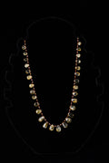 Citrine Teardrop Knot Necklace