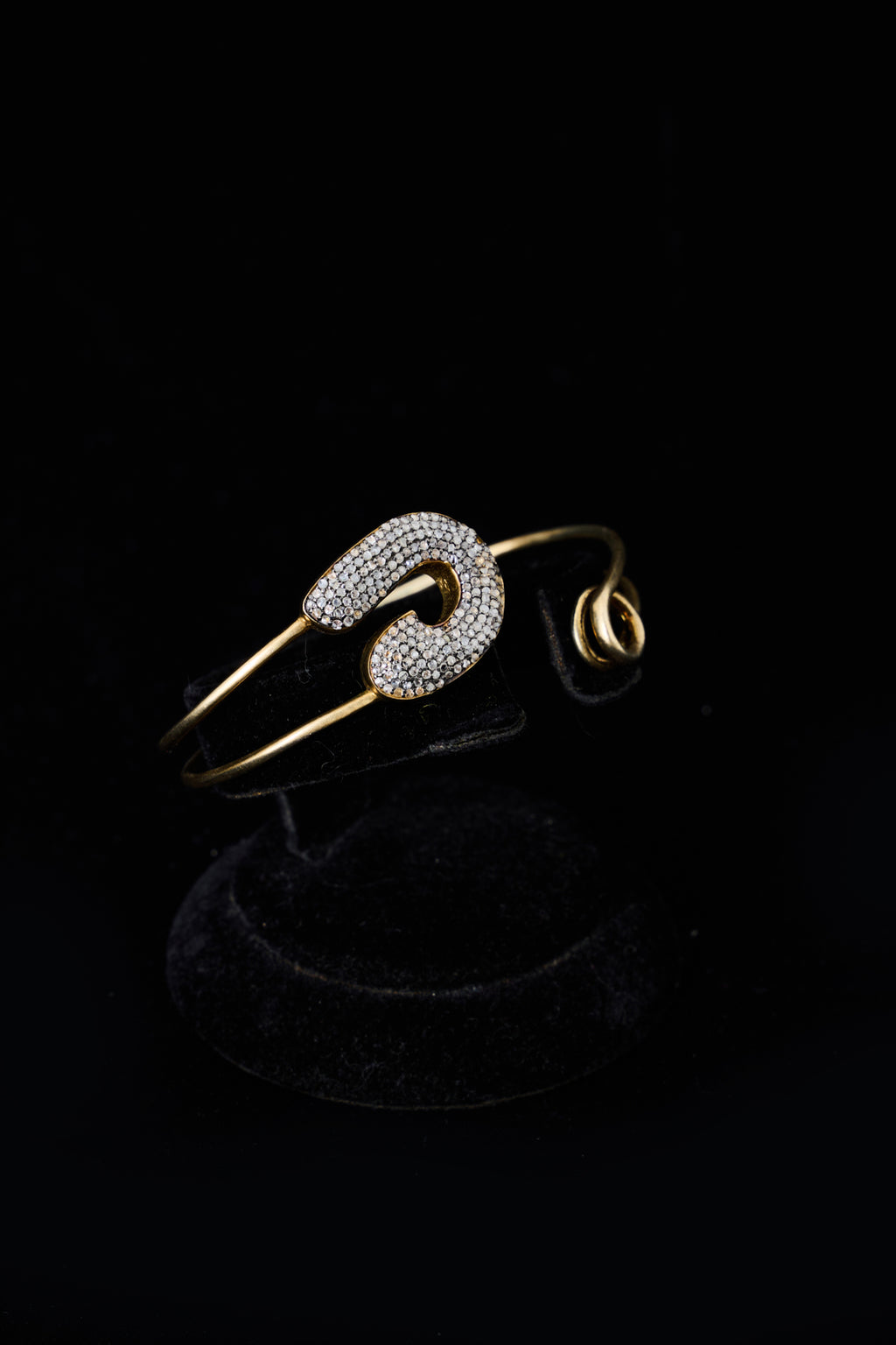 Diamond Pavé Safety Pin Bracelet