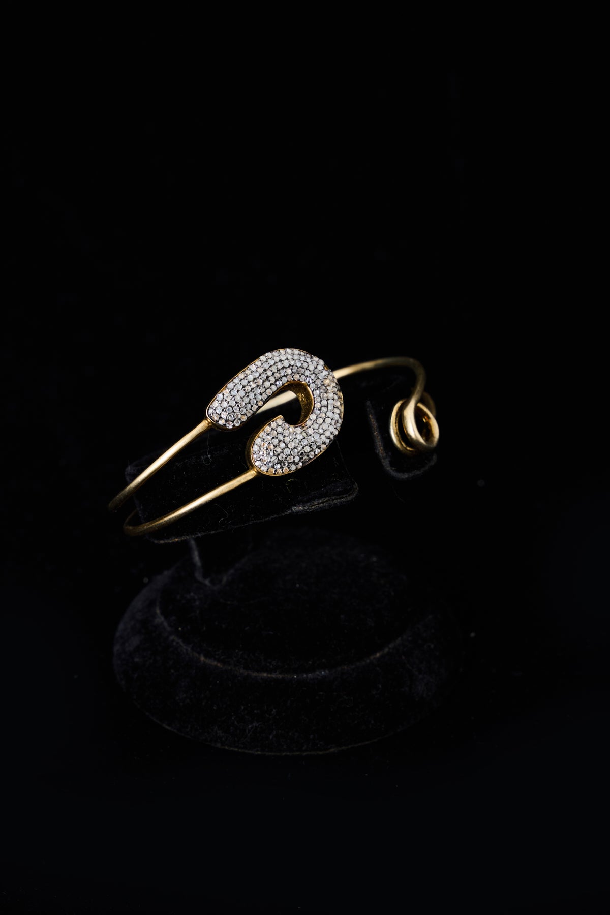 Diamond Pavé Safety Pin Bracelet
