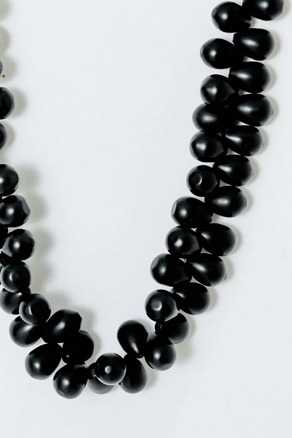 Matte Onyx Bead Necklace
