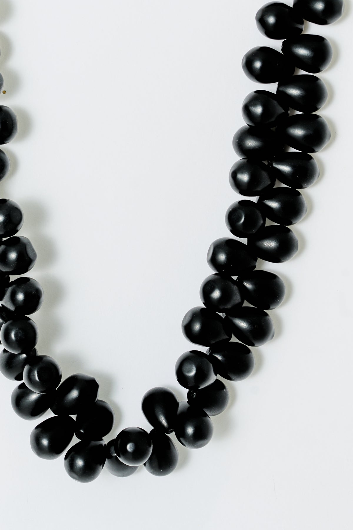 Matte Onyx Bead Necklace