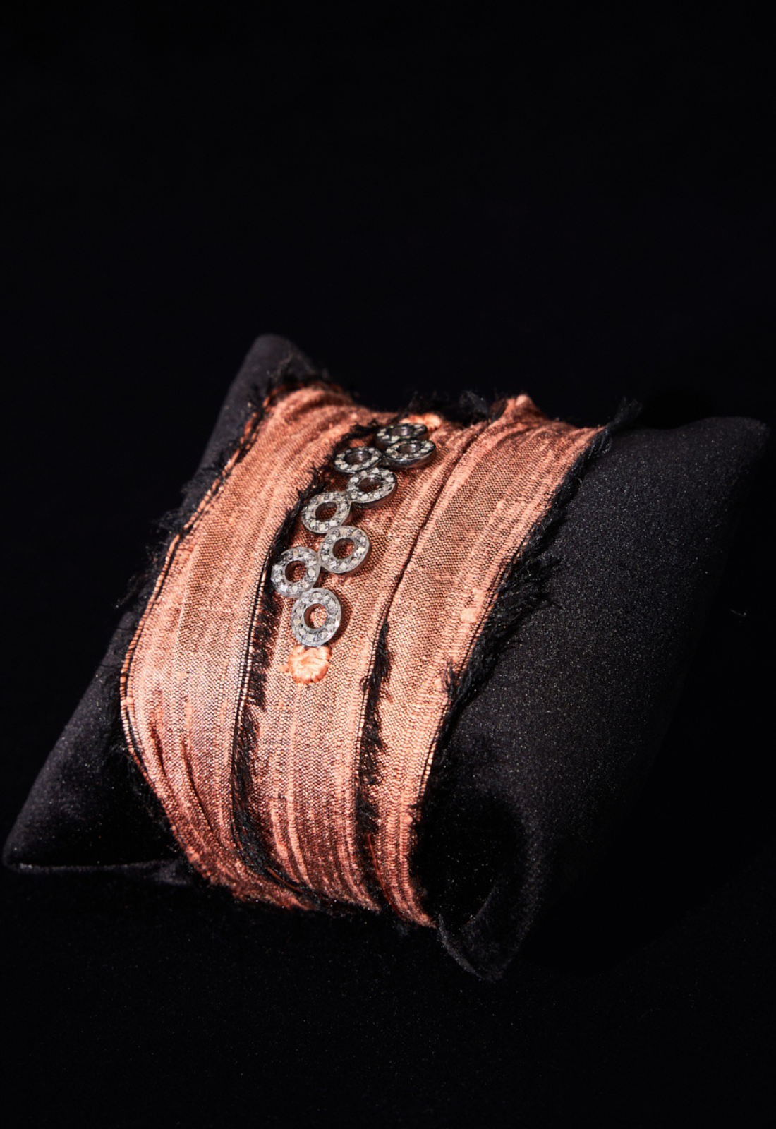 Diamond Pavé Silk Wrap Bracelet