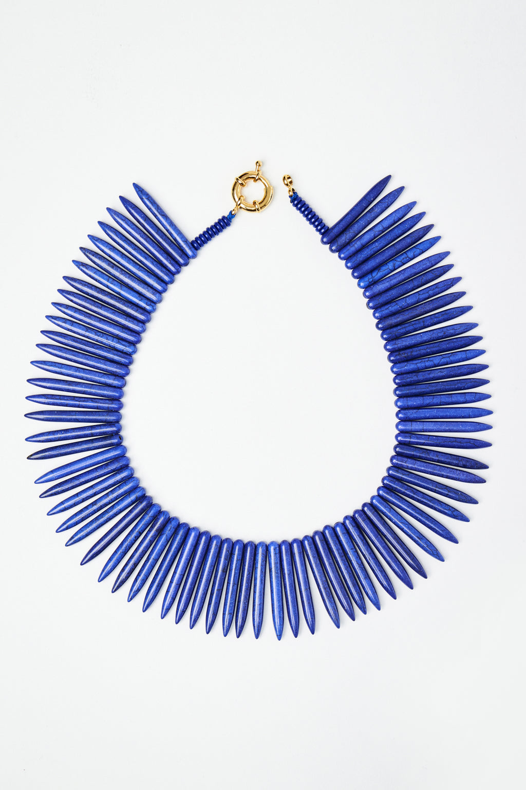 Lapis Lazuli Spiken Necklace