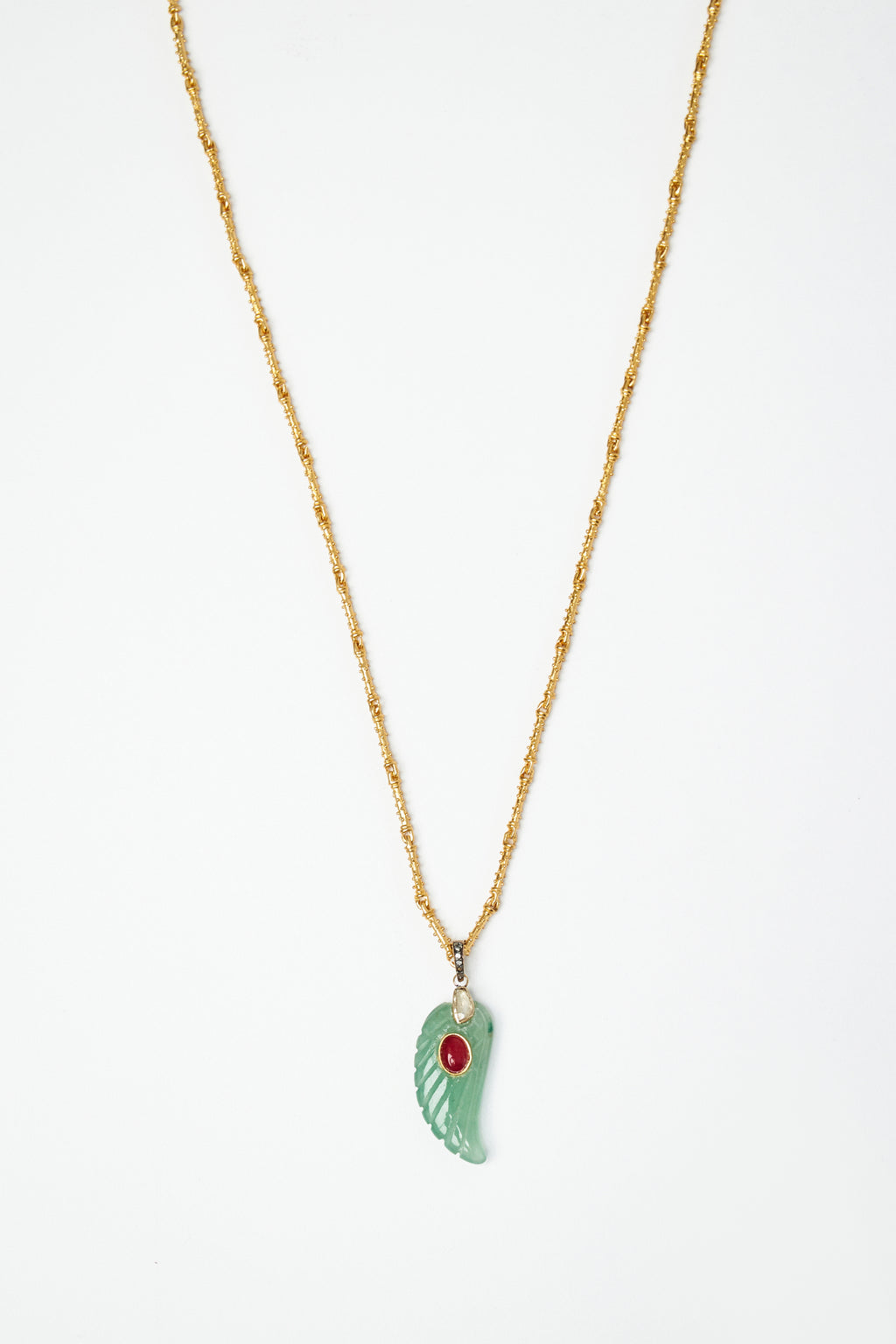 Feather Pendant Necklace