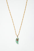 Feather Pendant Necklace