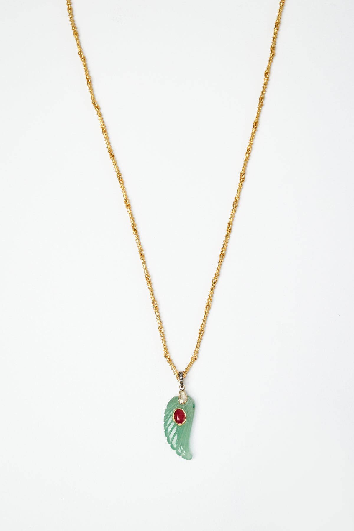 Feather Pendant Necklace