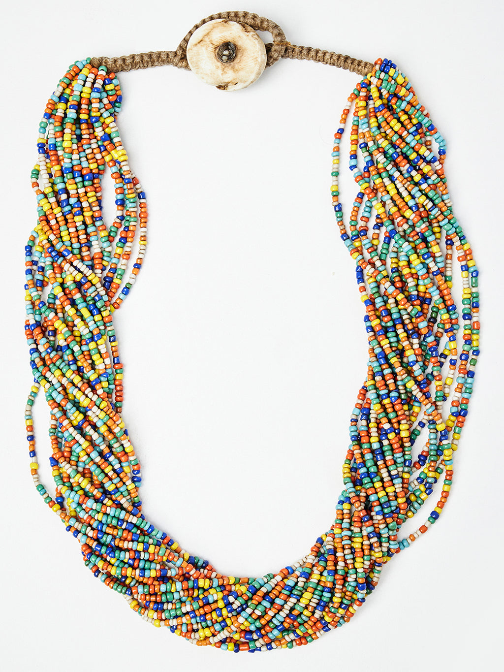 Multi Colored Bead Necklace