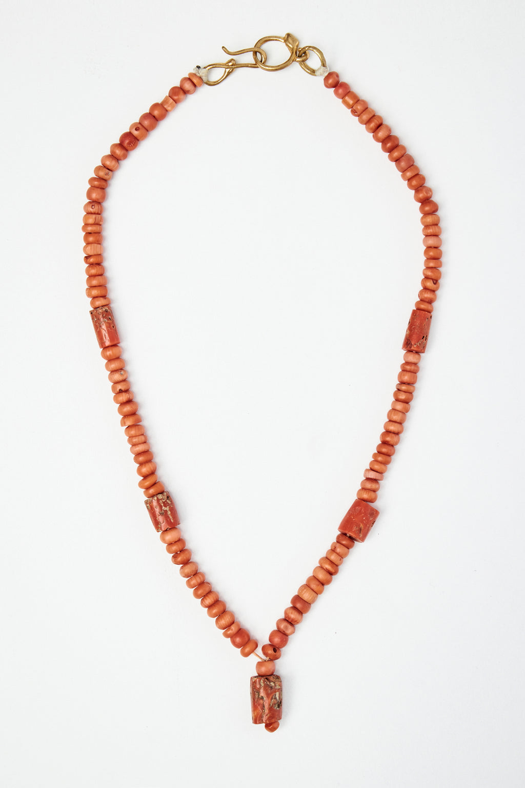 Vintage Coral Bead Necklace