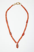 Vintage Coral Bead Necklace