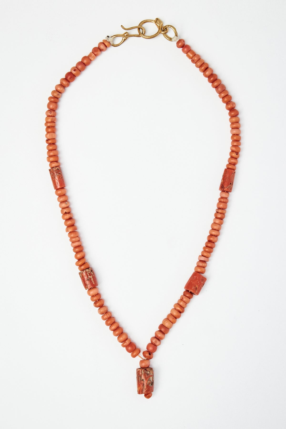 Vintage Coral Bead Necklace