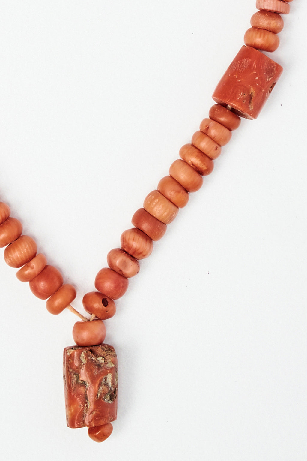 Vintage Coral Bead Necklace