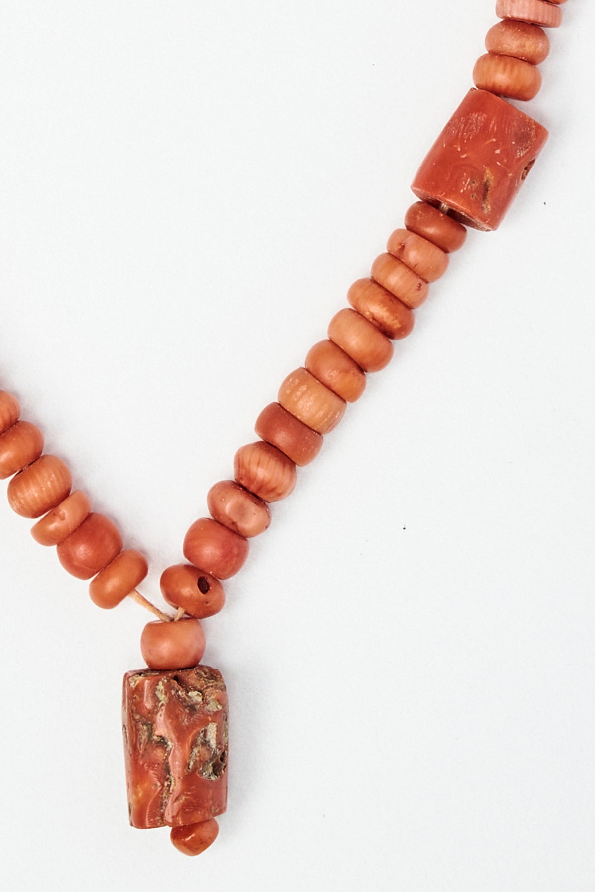 Vintage Coral Bead Necklace