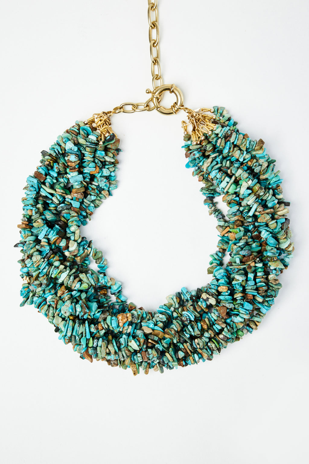Turquoise Beaded Chunky Necklace