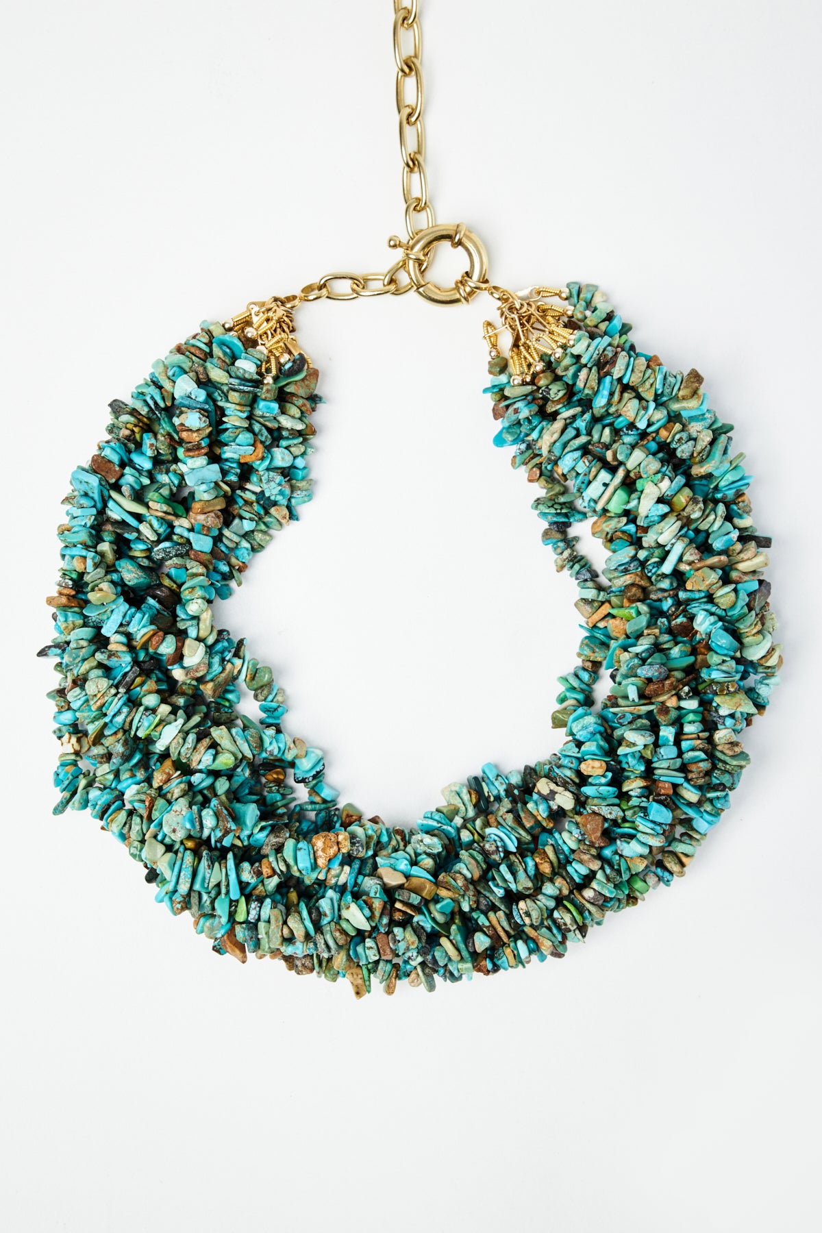 Turquoise Beaded Chunky Necklace