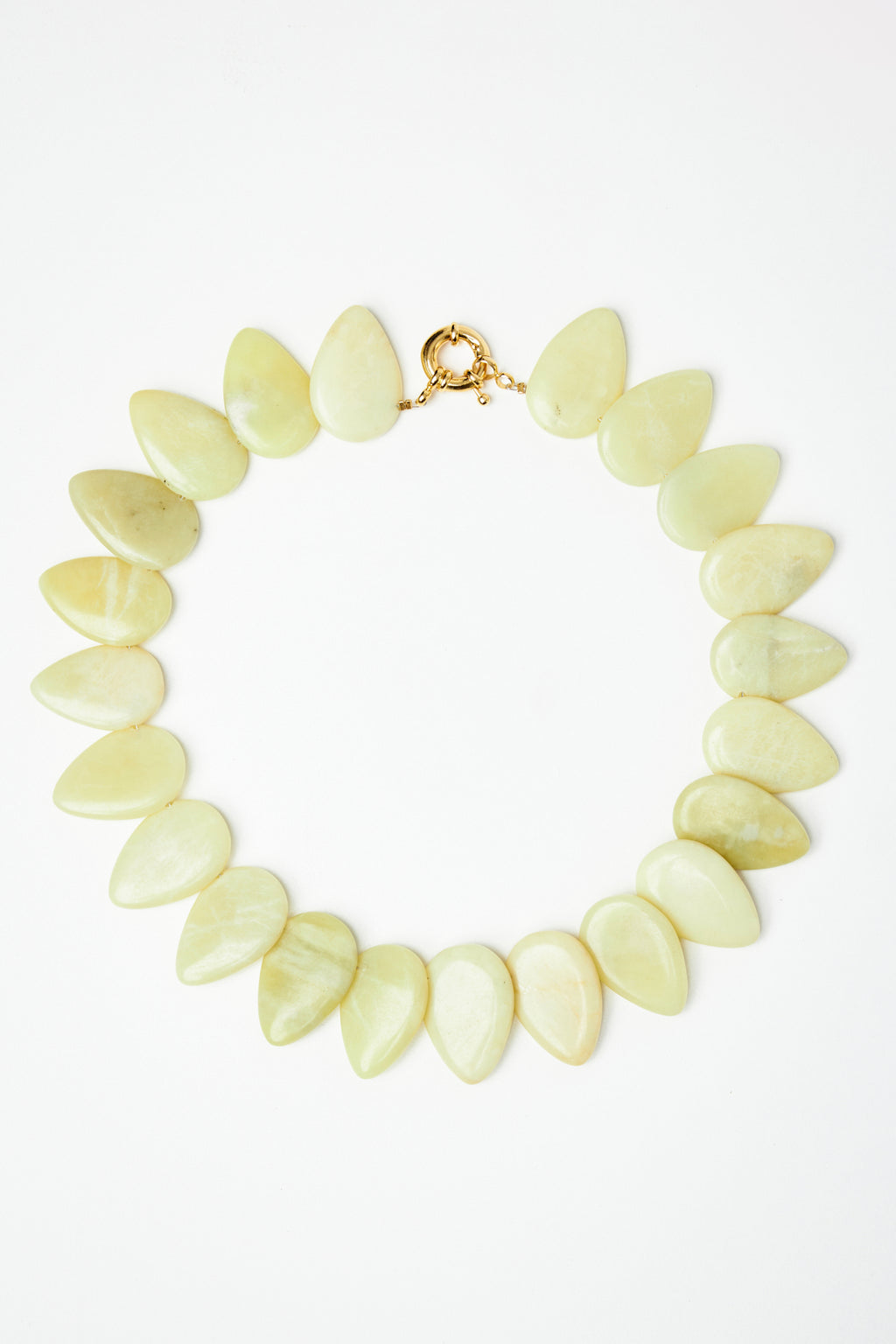 Jade Petal Necklace