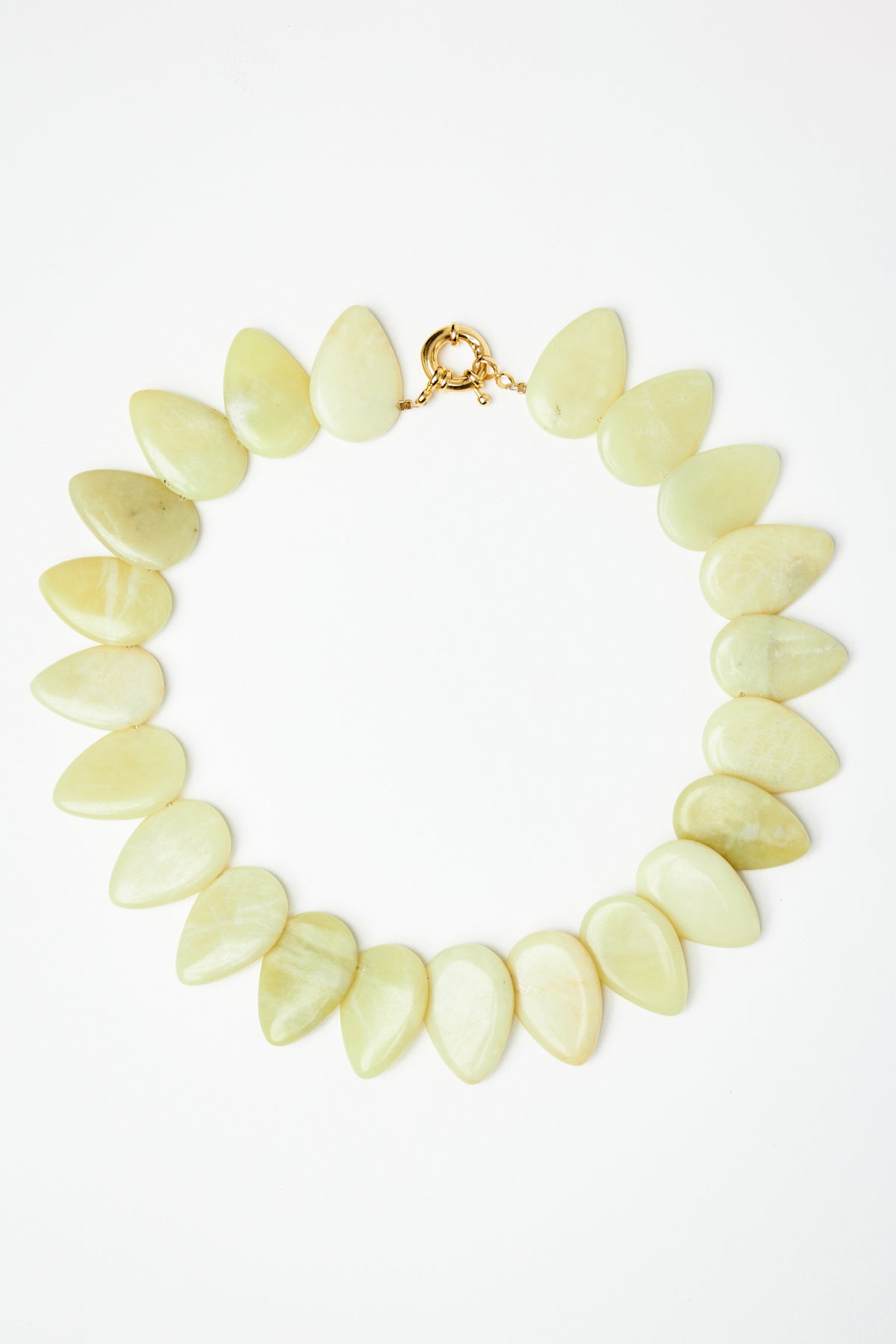Jade Petal Necklace