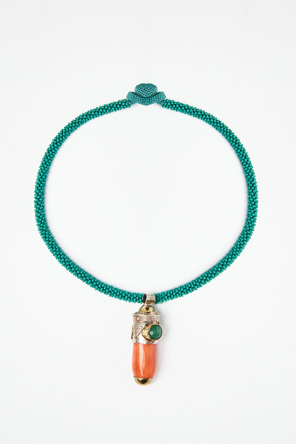 Beaded Woven Necklace