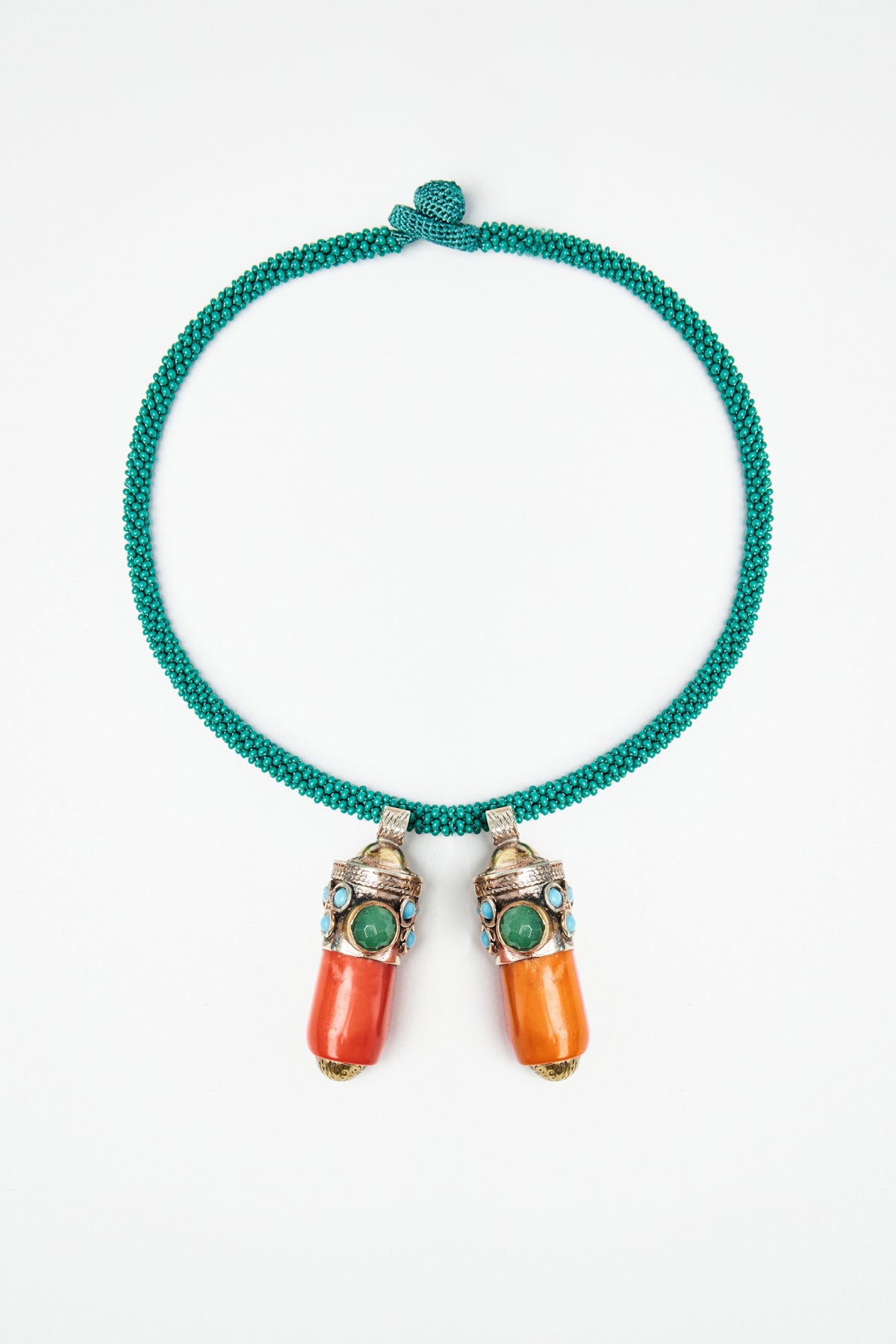 Beaded Woven Necklace
