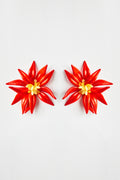 Large Floral Earrings
