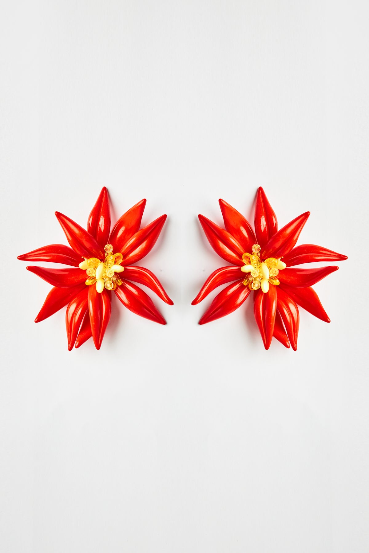 Large Floral Earrings