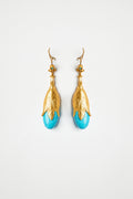 Turquoise Tulip Earrings