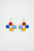 Geometric Colored Earrings