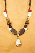 Mixed Bead & Seashell Necklace