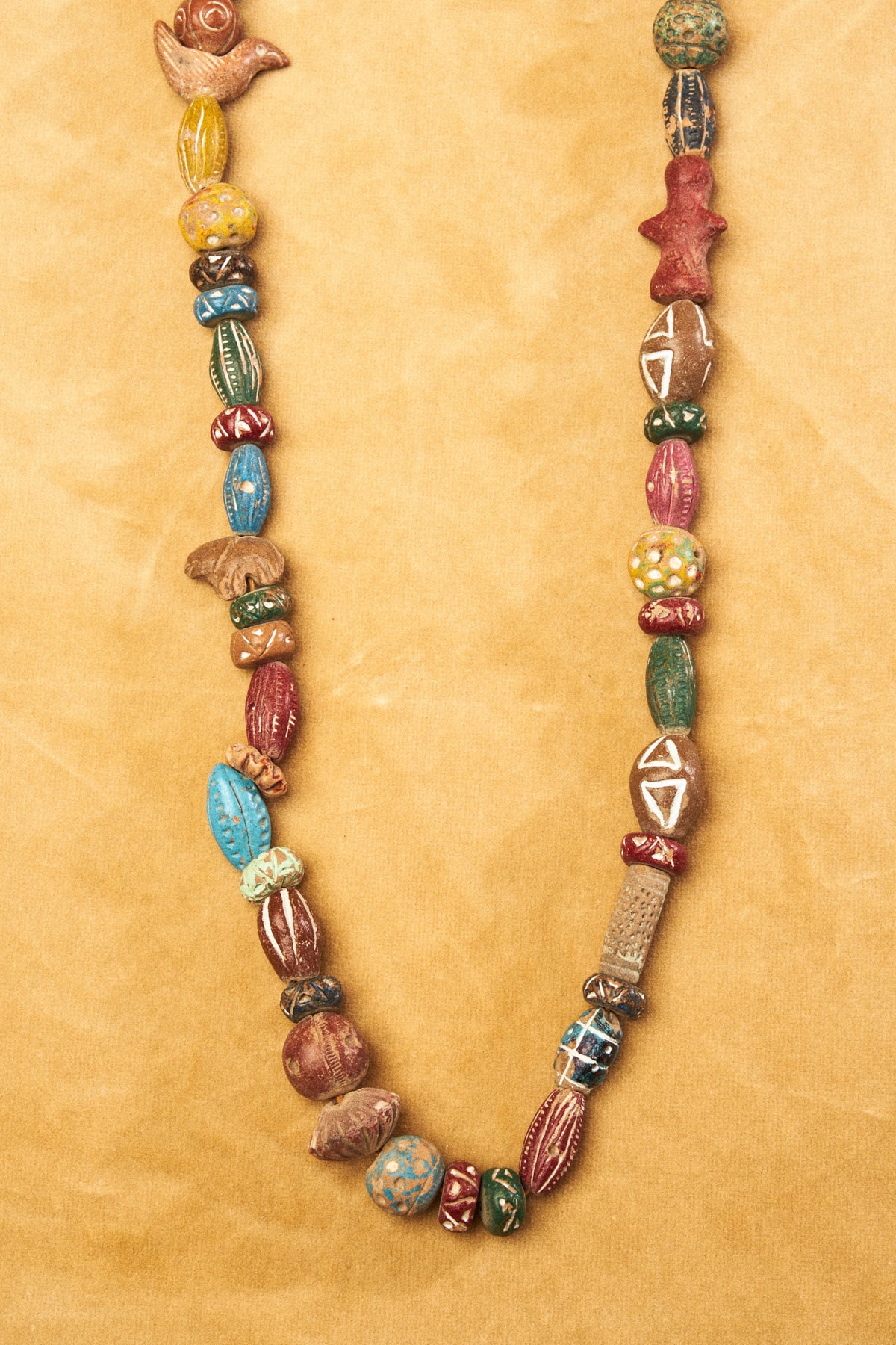 Mixed Ethnic Bead Necklace
