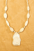 Carved Ivory Necklace