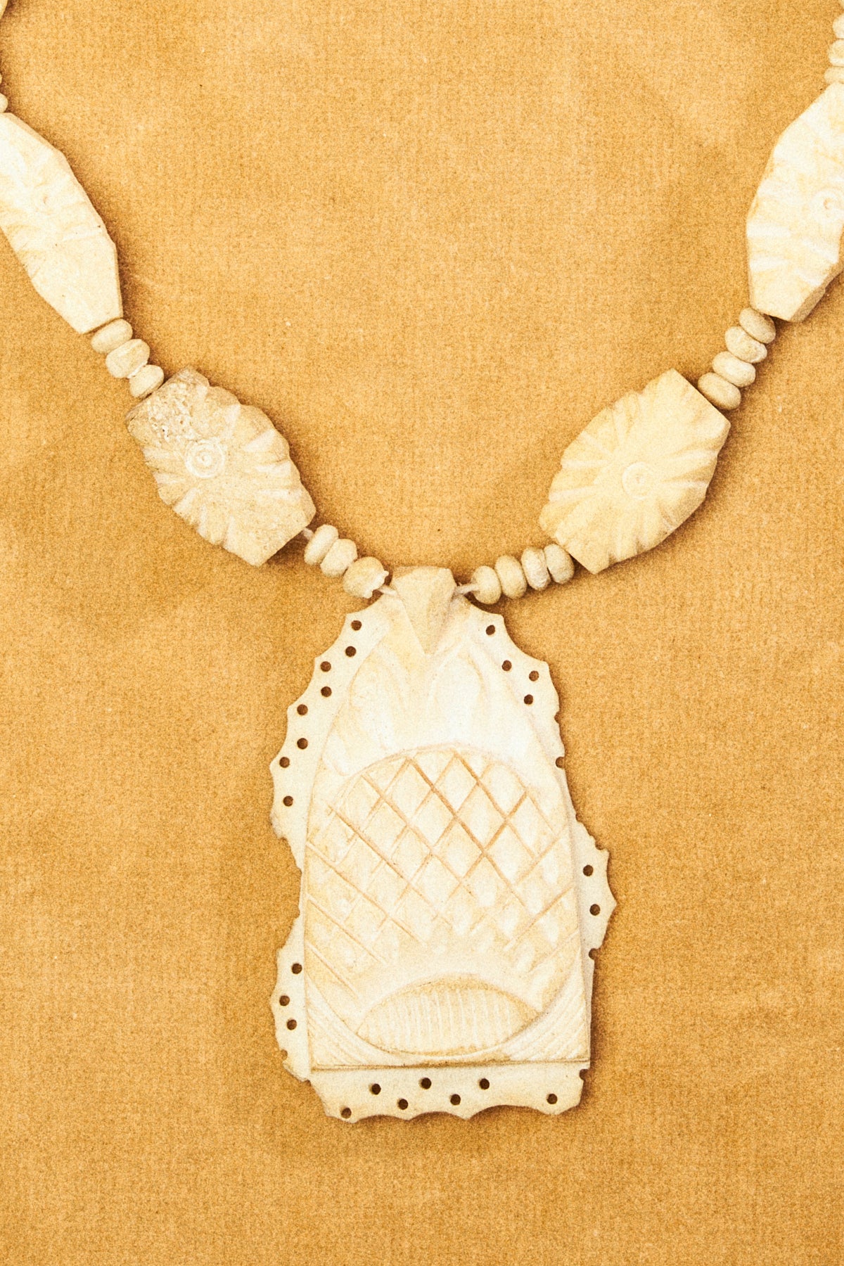 Carved Ivory Necklace