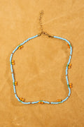 Blue Fruit Bead Necklace