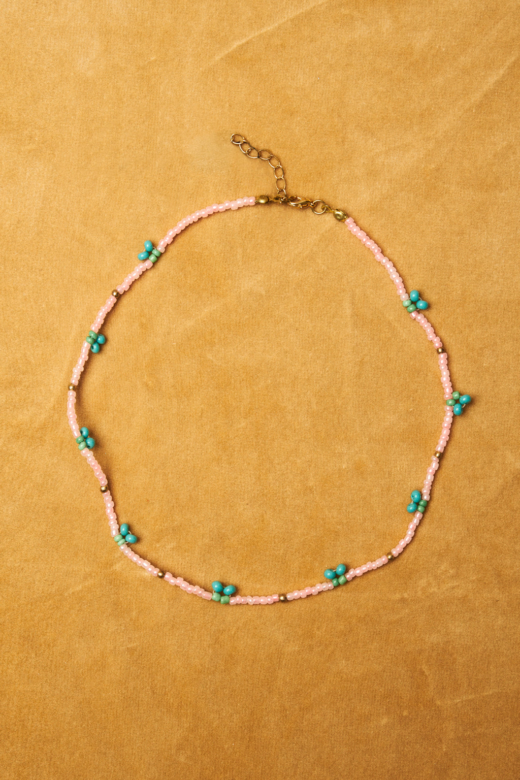 Pink Fruit Bead Necklace