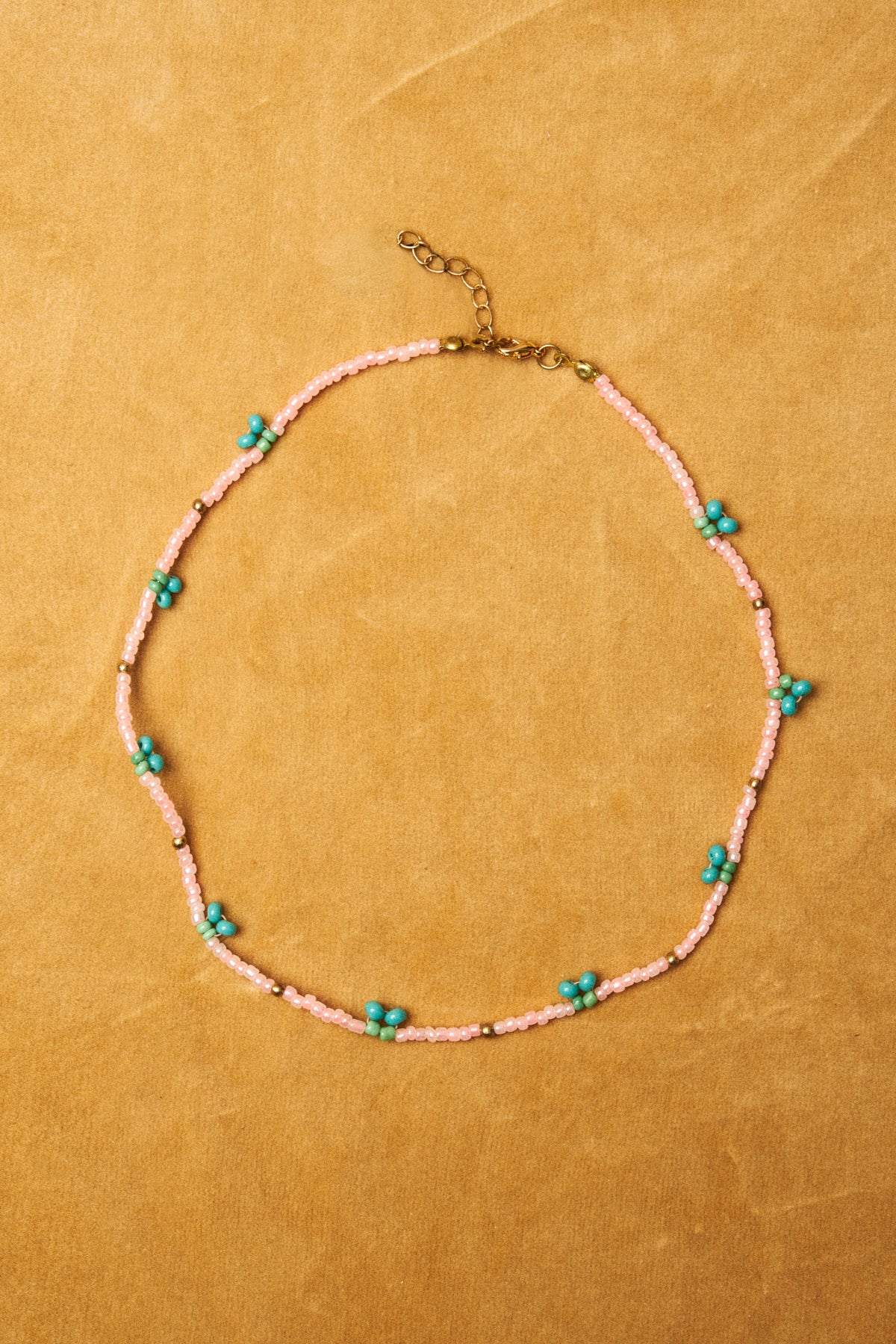 Pink Fruit Bead Necklace