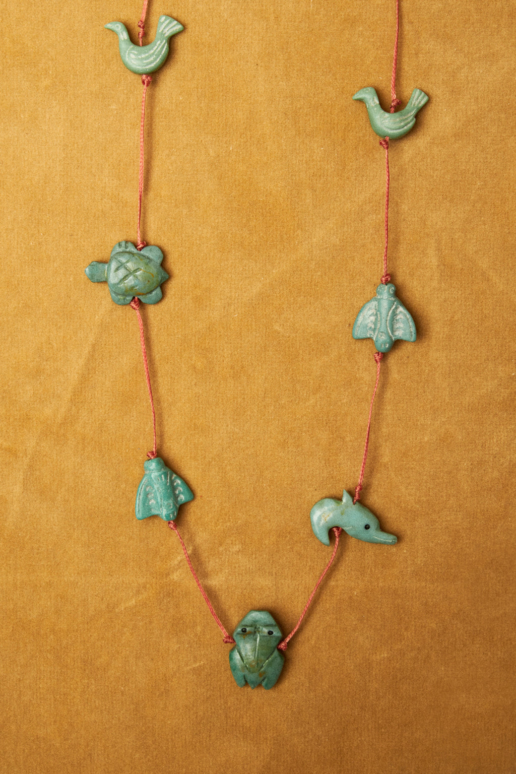 Turquoise Animal Charm Necklace