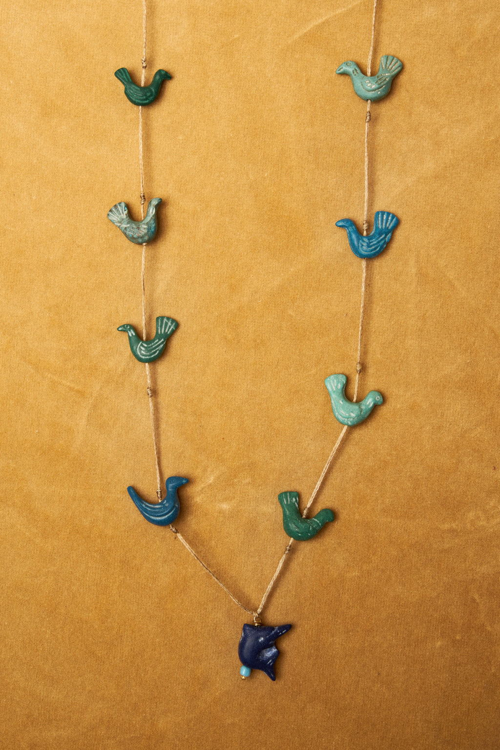 Lapis Lazuli & Turquoise Animal Charm Necklace