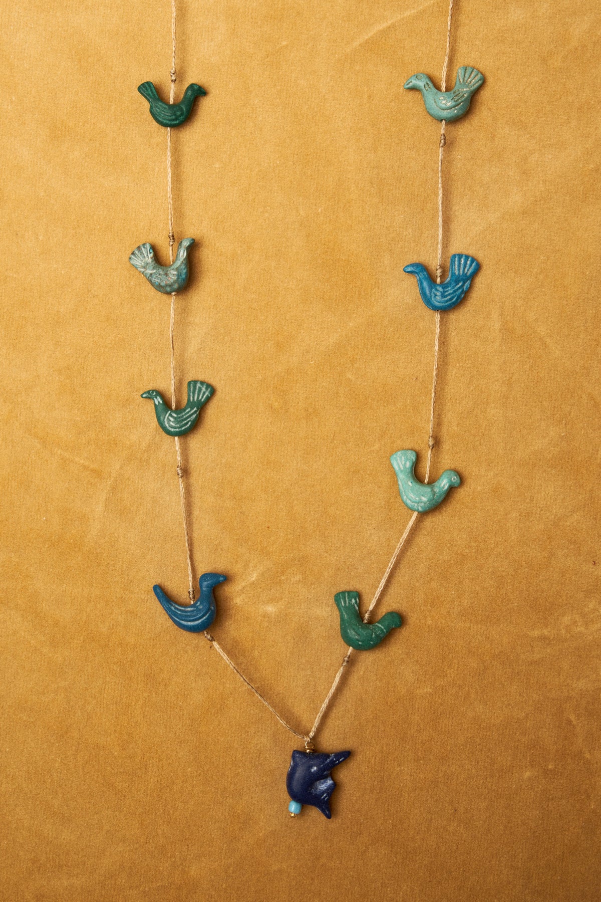 Lapis Lazuli & Turquoise Animal Charm Necklace