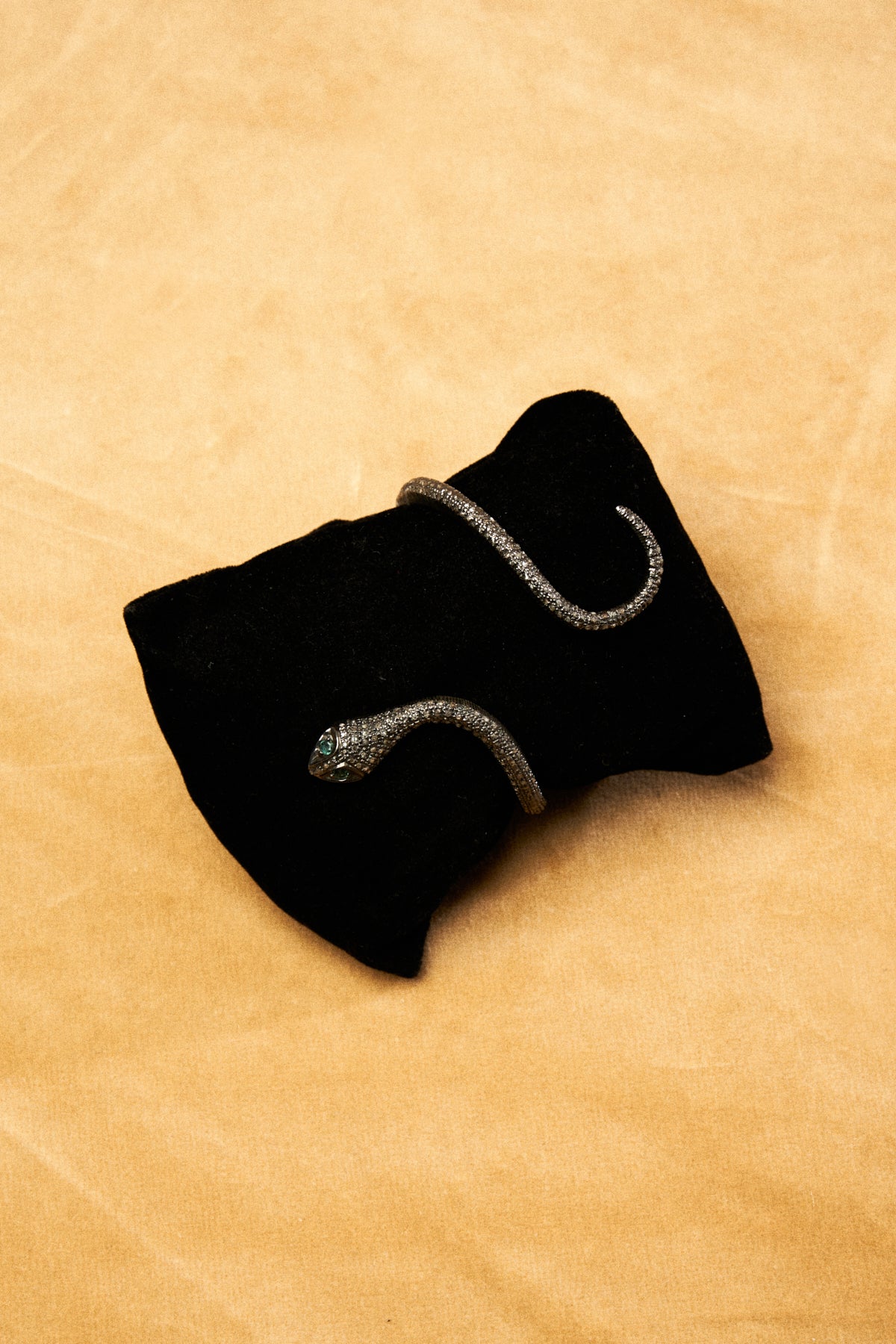 Rose Cut Diamond Pavé Snake Bracelet