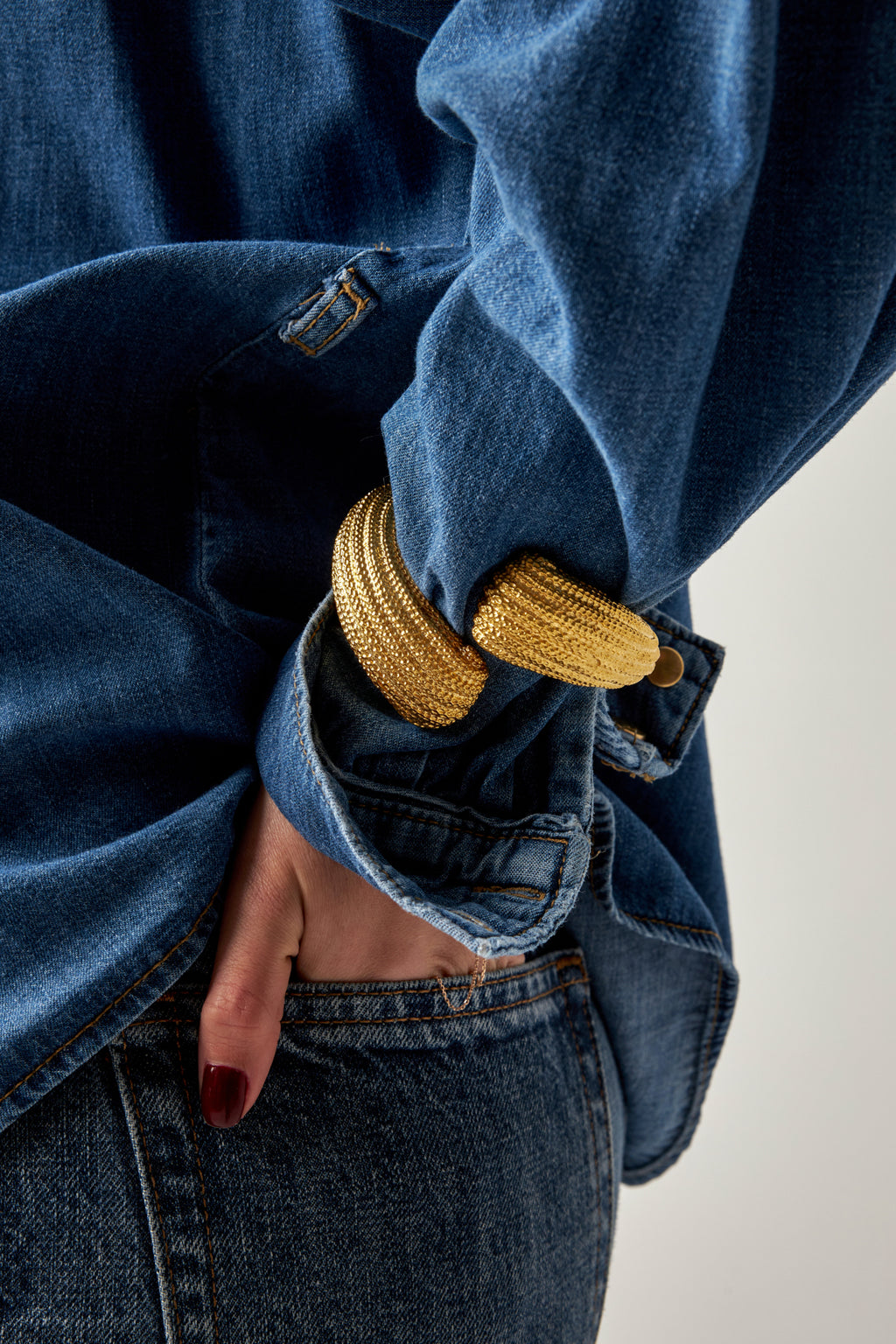 Gold Statement Cuff