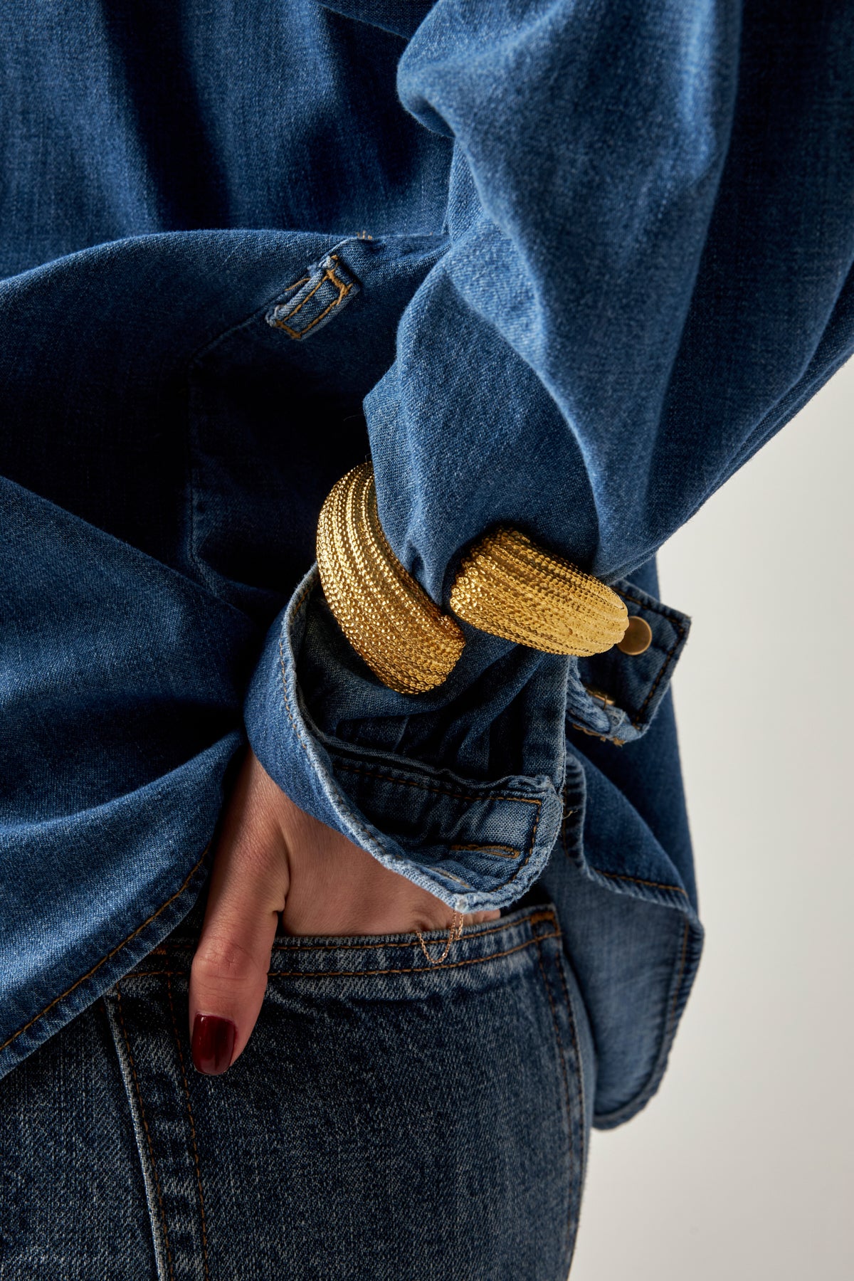 Gold Statement Cuff