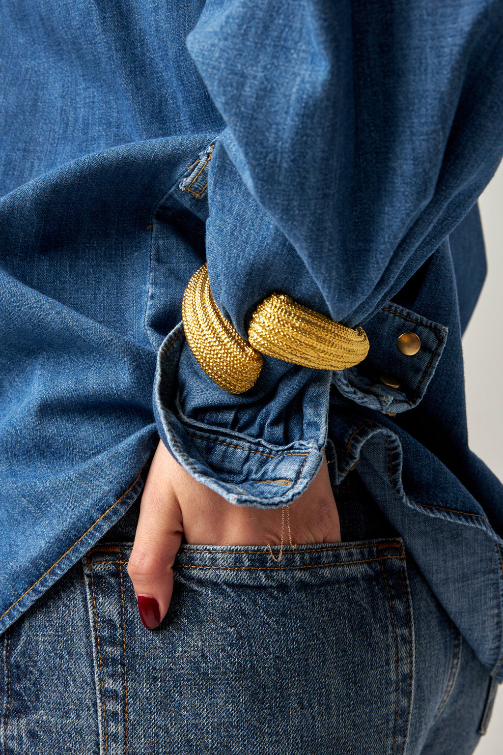 Gold Statement Cuff