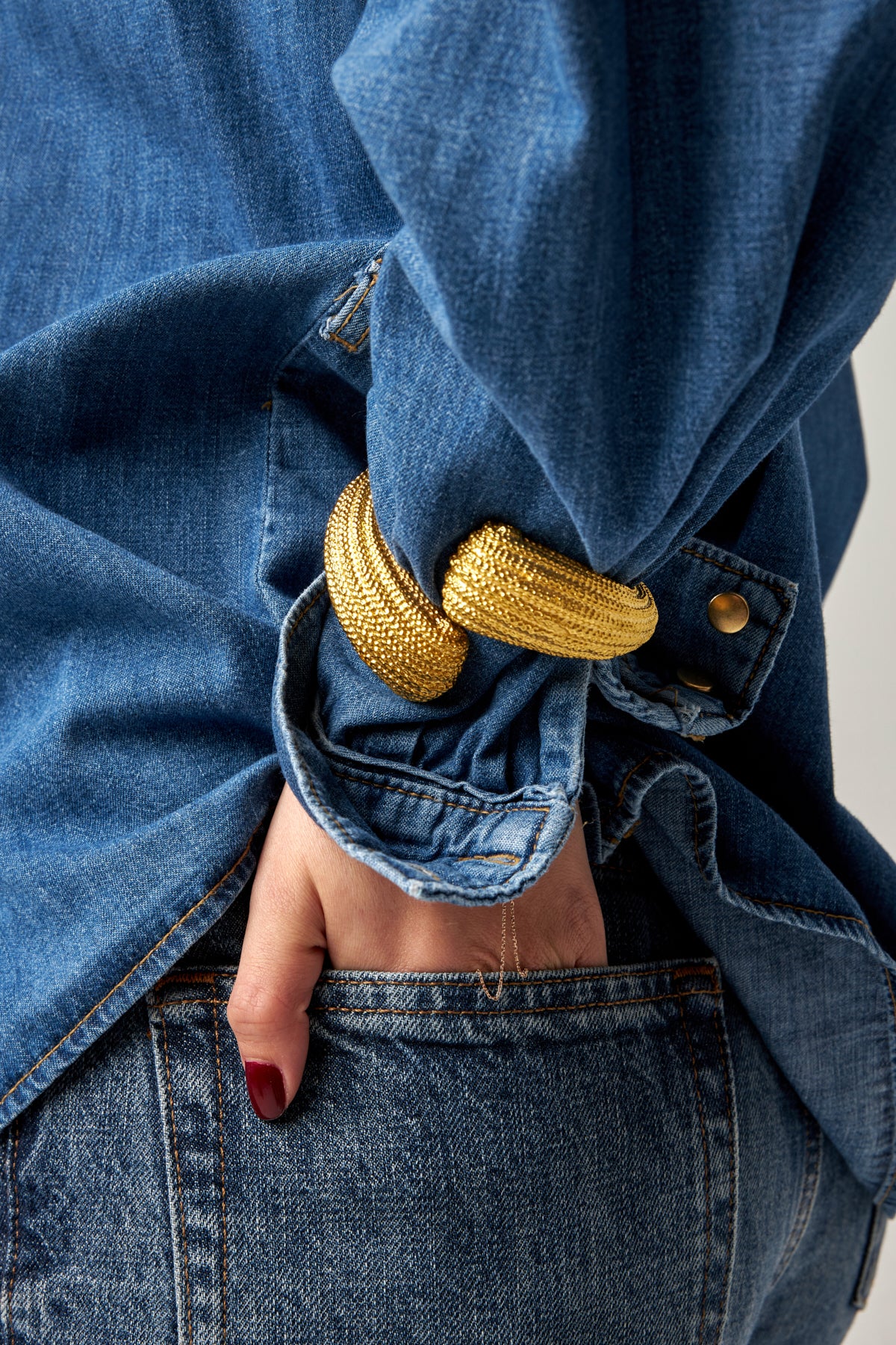 Gold Statement Cuff