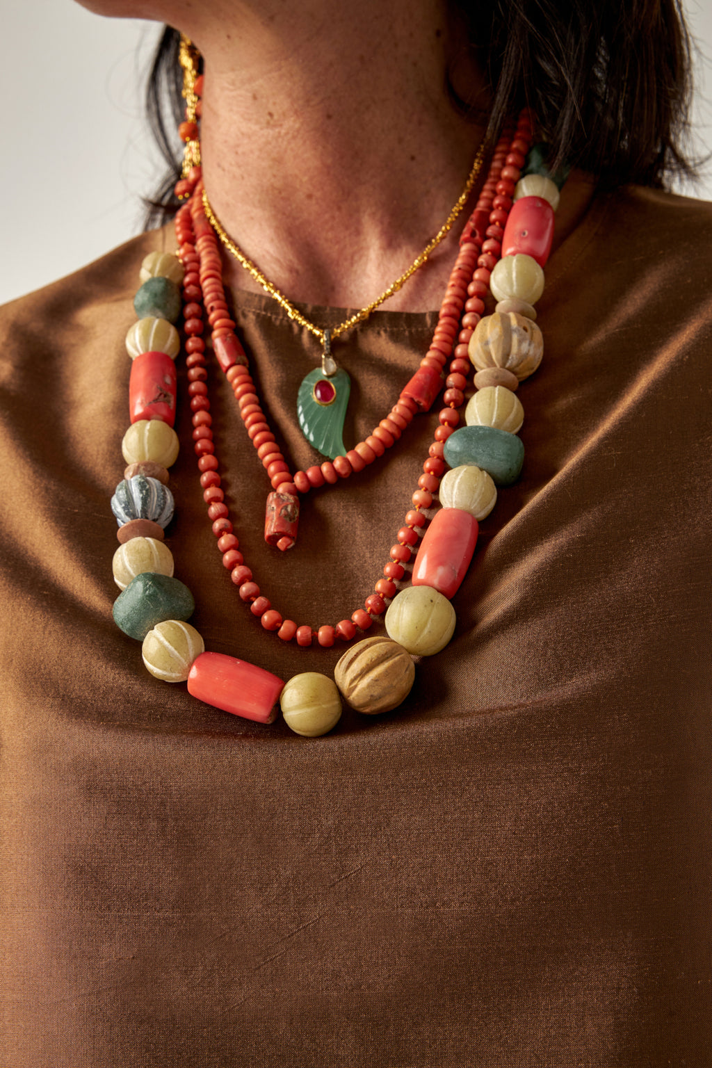 Organic Bead Necklace