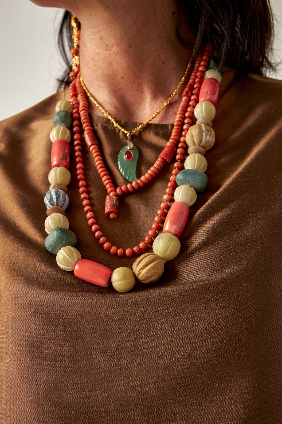 Organic Bead Necklace