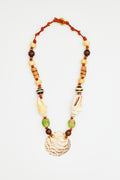 Mixed Bead & Seashell Necklace