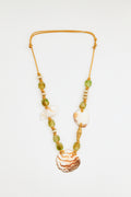 Mixed Bead Seashell Necklace