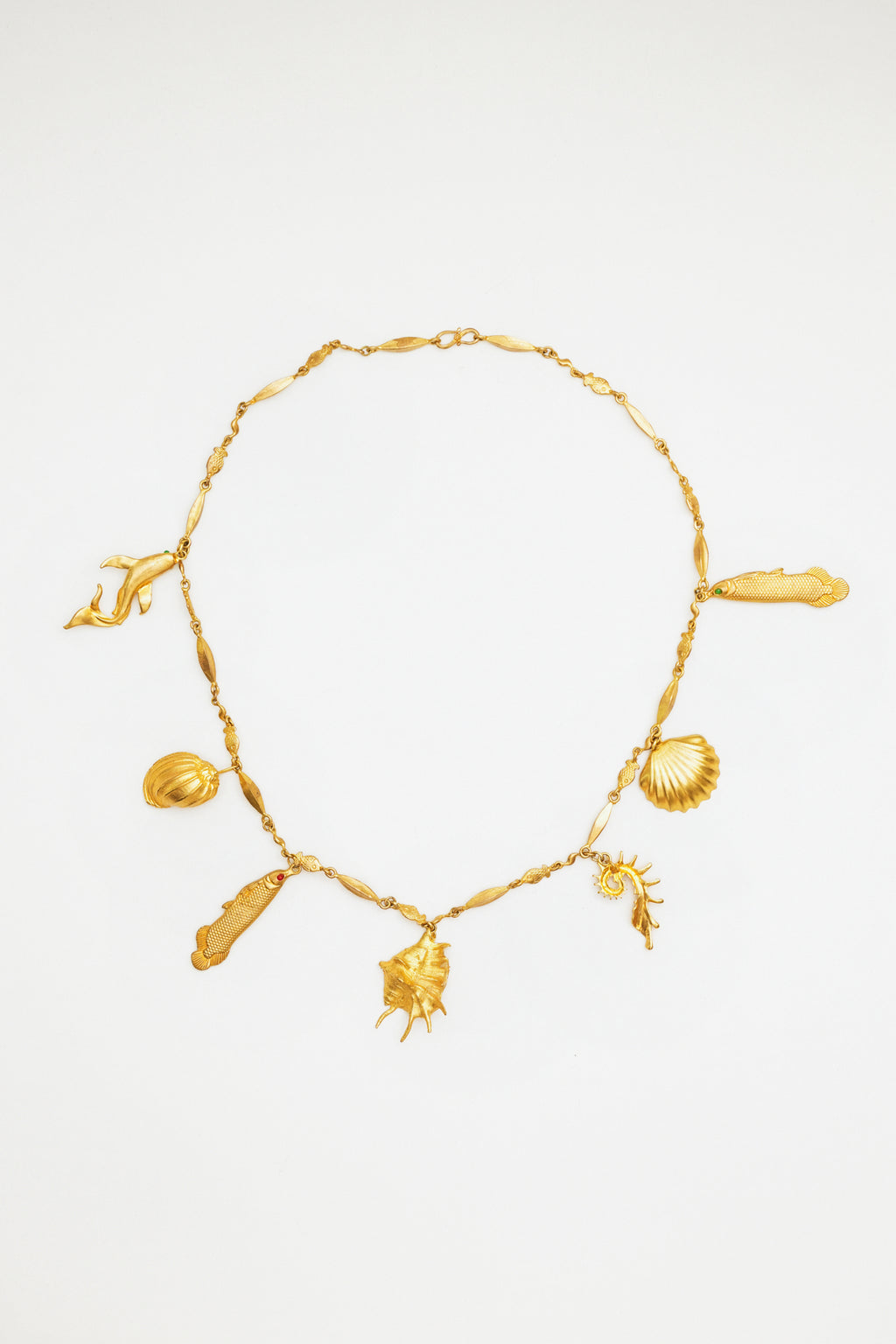 Symbols of the Sea Charms Necklace