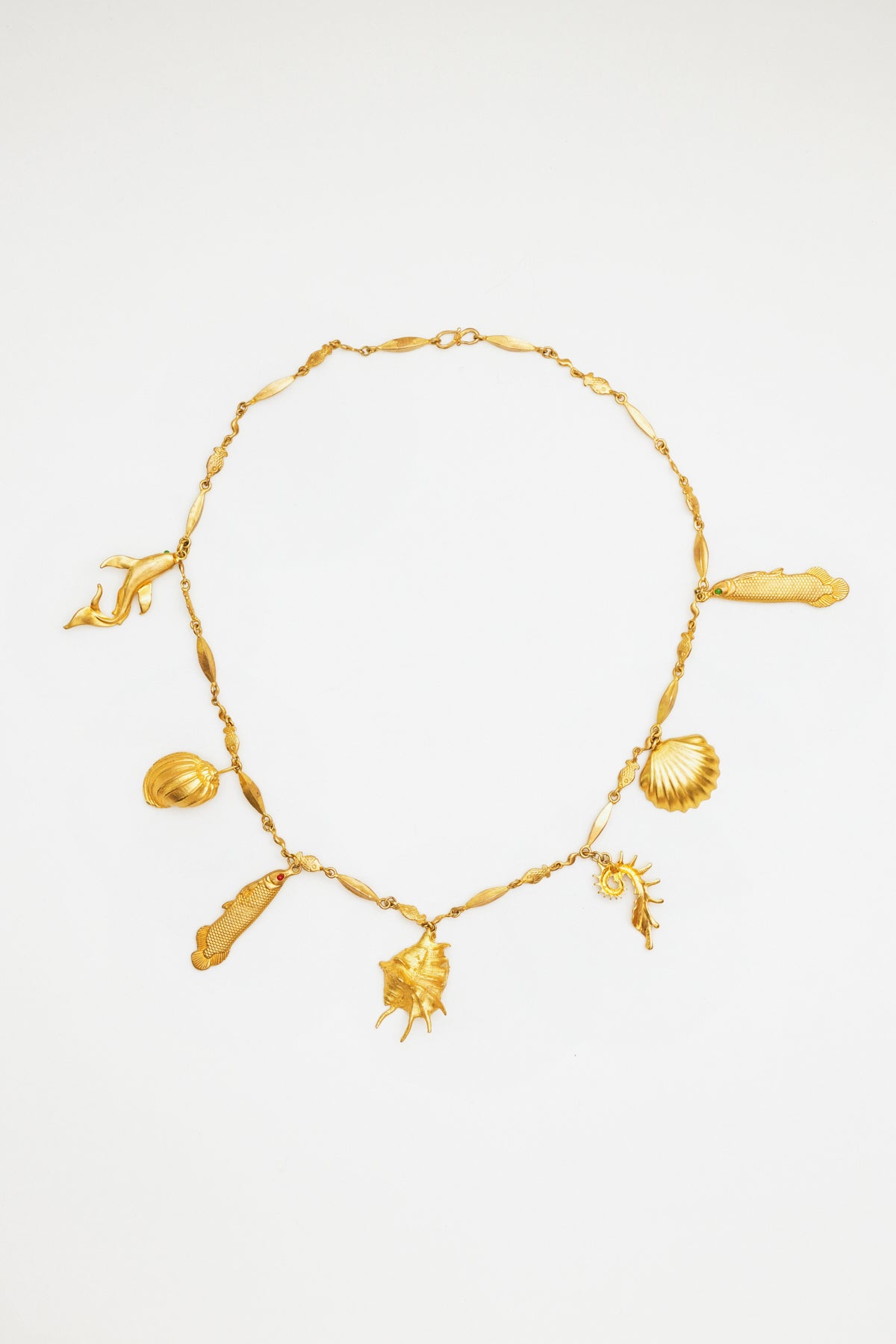 Symbols of the Sea Charms Necklace